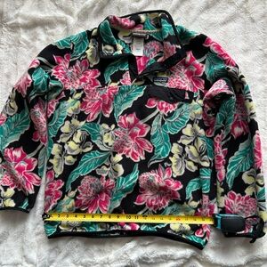 Patagonia Floral Print Fleece Jacket